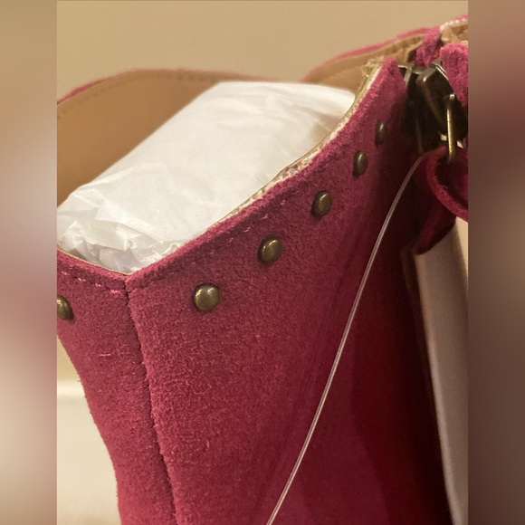 Dingo Classy N Sassy Women’s Western Boot Fuchsia Suede  - Picture 7 of 12